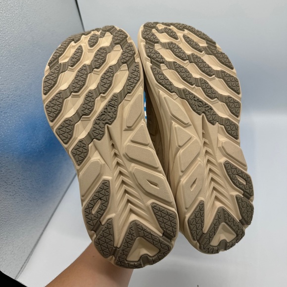 NWT Hoka Project Clifton Beige Shifting Sands Dune SSDD Unisex Sneakers Shoes - Picture 13 of 16